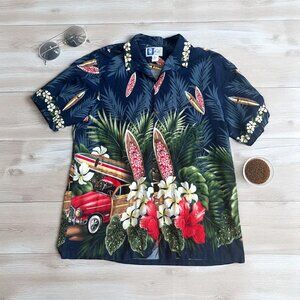 RJC Men's Vintage Hawaiian Button Down Shirt Size XL